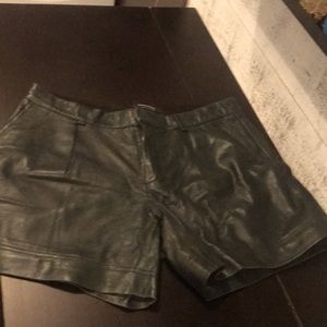 Banana Republic Limited Edition Leather Shorts